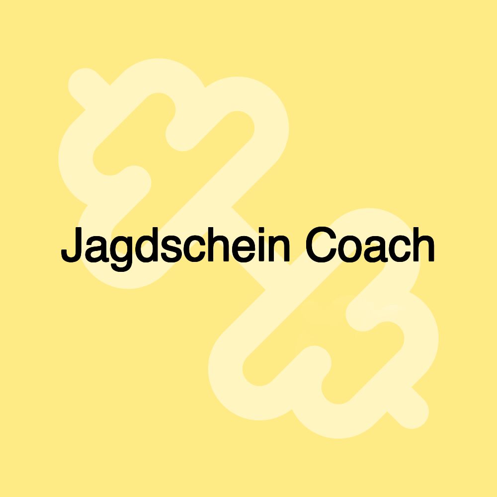 Jagdschein Coach