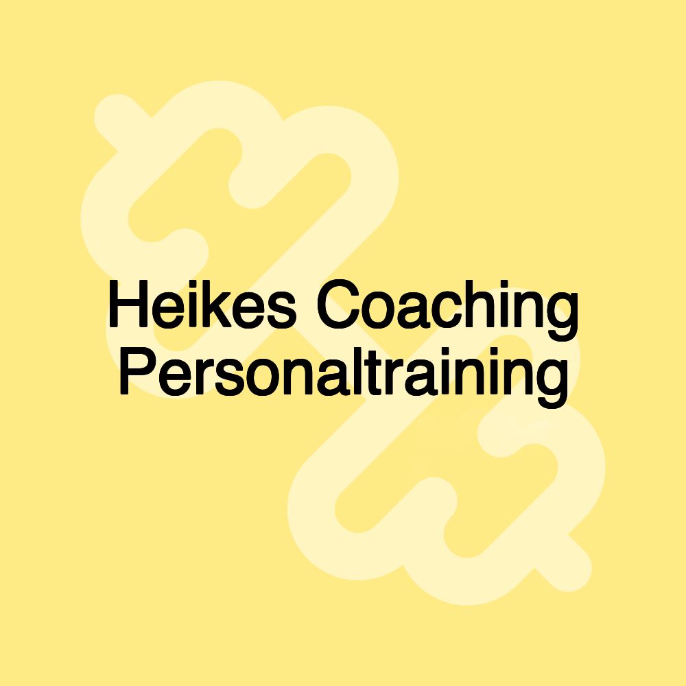 Heikes Coaching Personaltraining