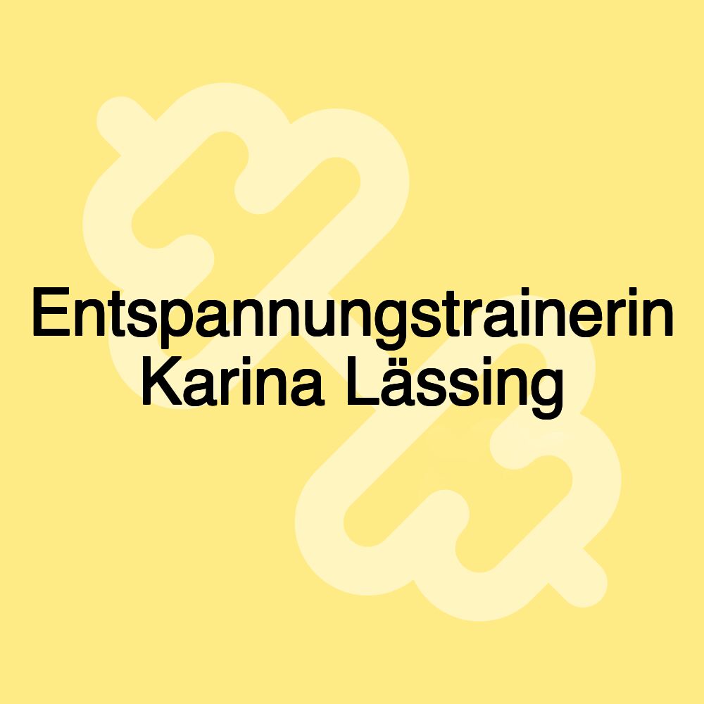 Entspannungstrainerin Karina Lässing