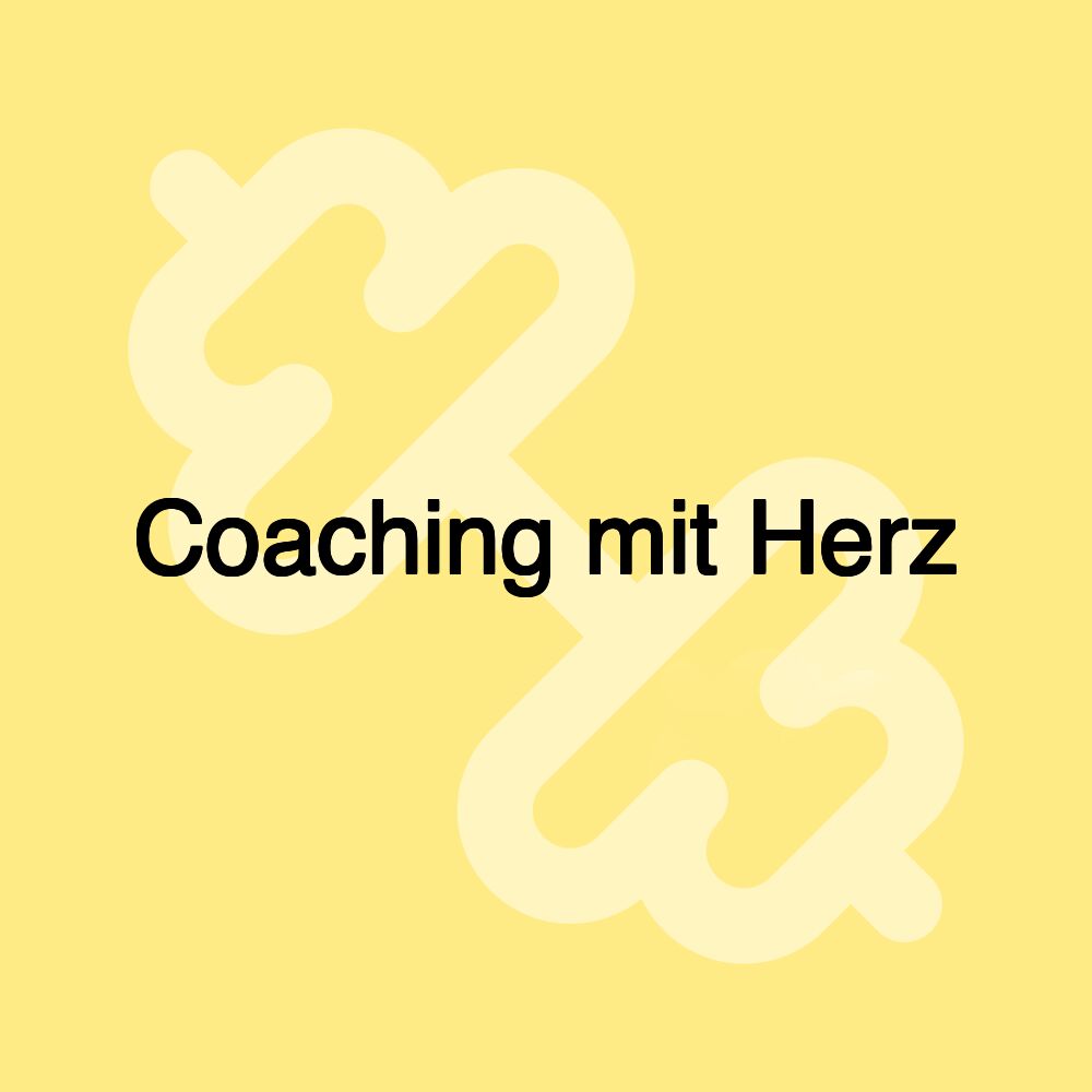 Coaching mit Herz