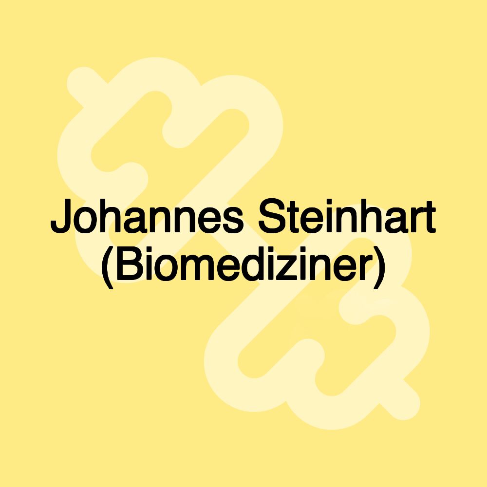 Johannes Steinhart (Biomediziner)