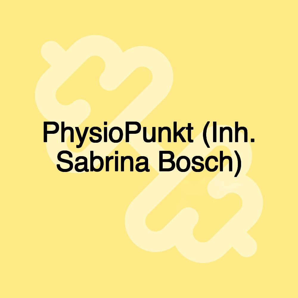 PhysioPunkt (Inh. Sabrina Bosch)