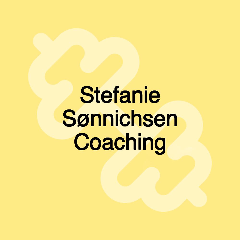 Stefanie Sønnichsen Coaching