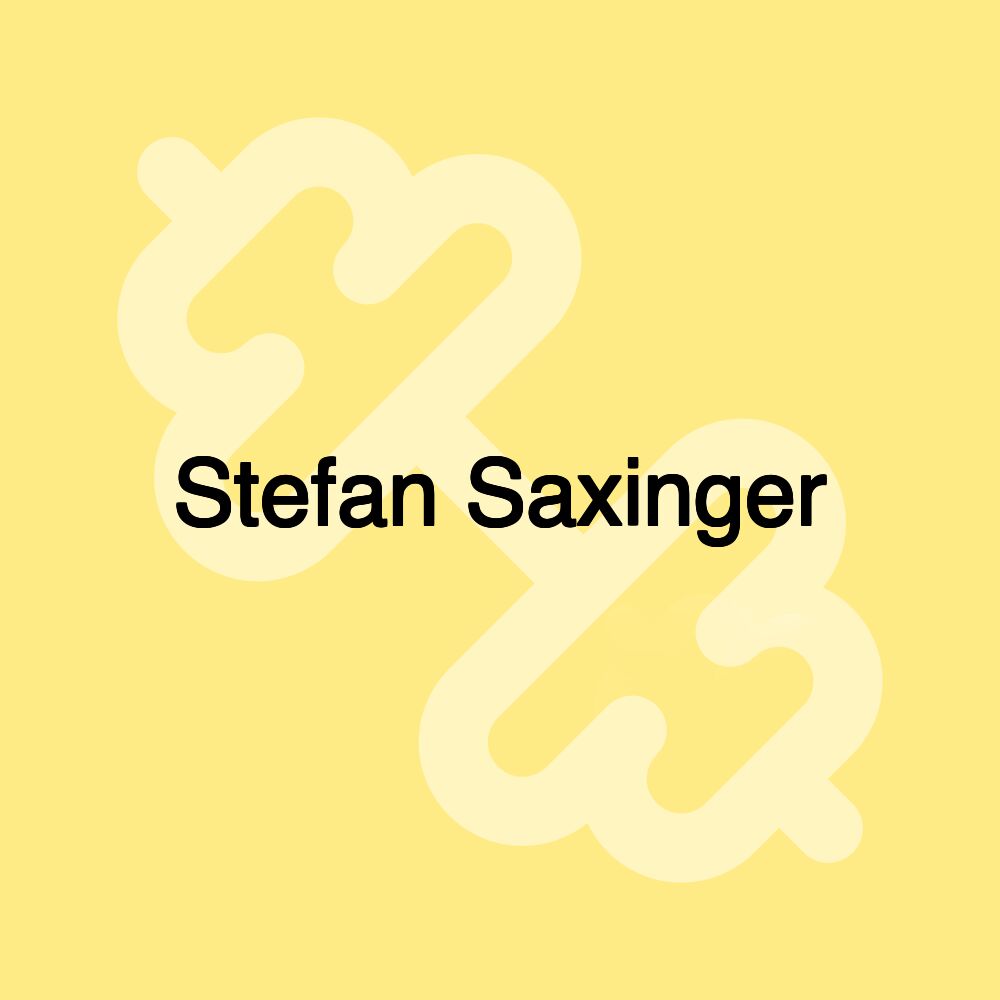 Stefan Saxinger