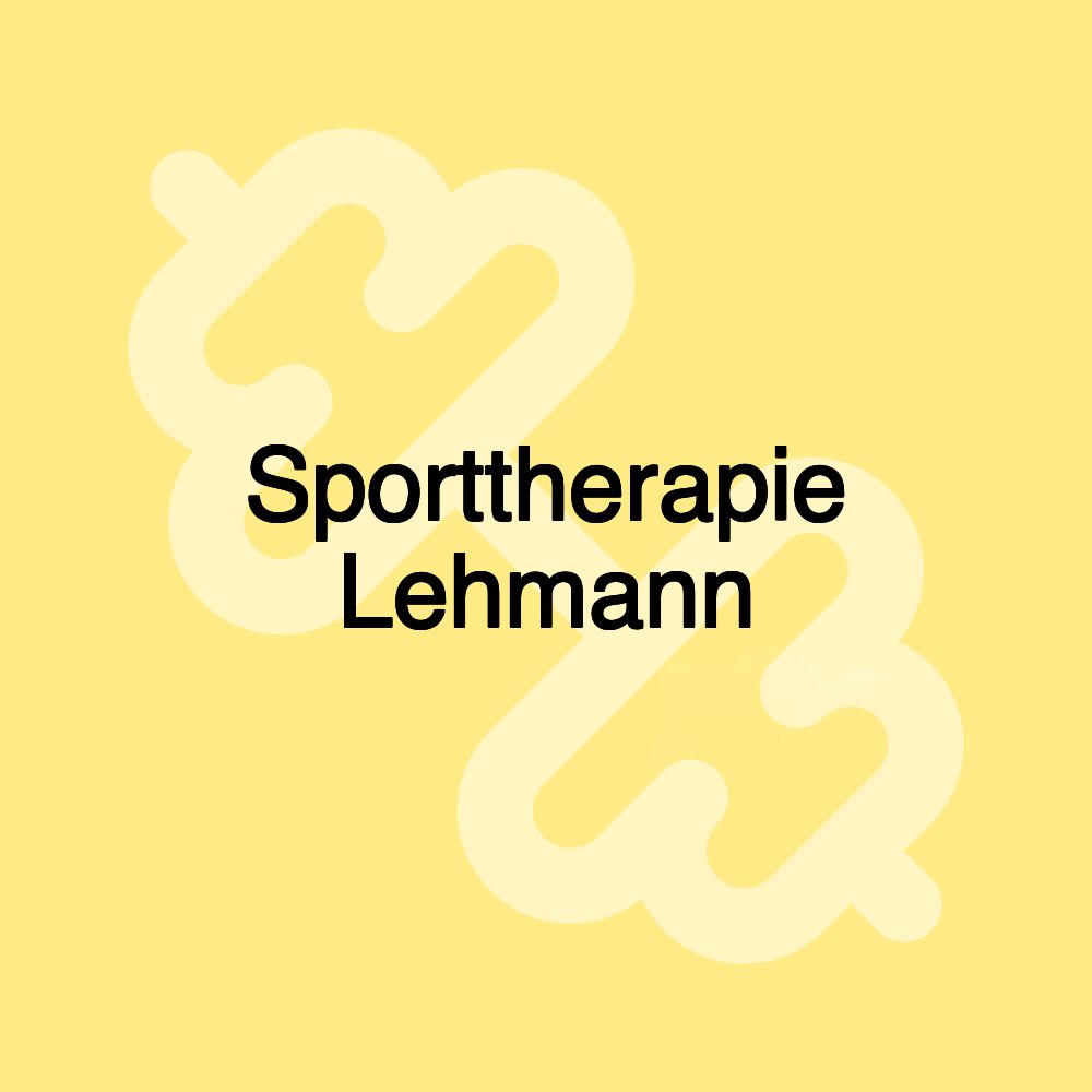 Sporttherapie Lehmann