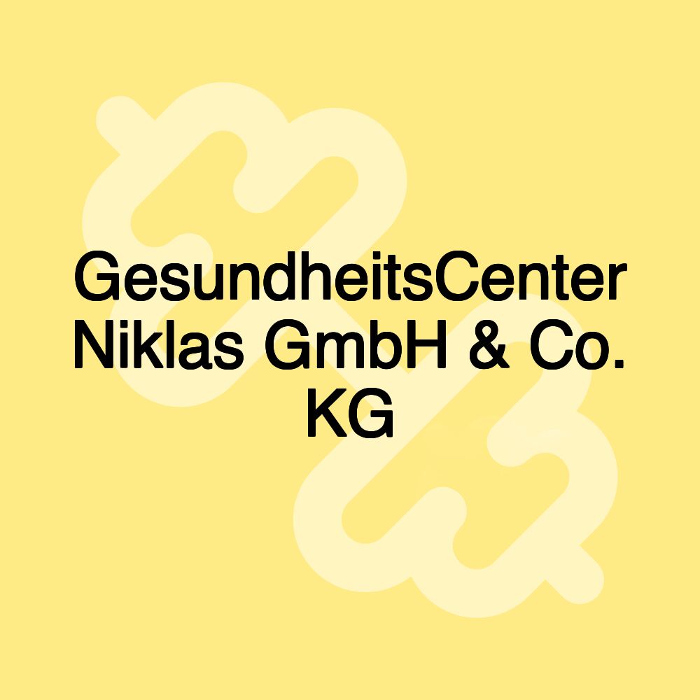 GesundheitsCenter Niklas GmbH & Co. KG