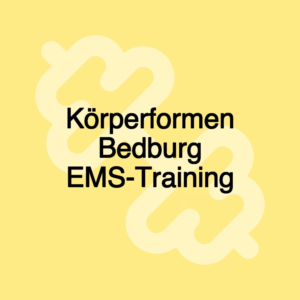 Körperformen Bedburg EMS-Training