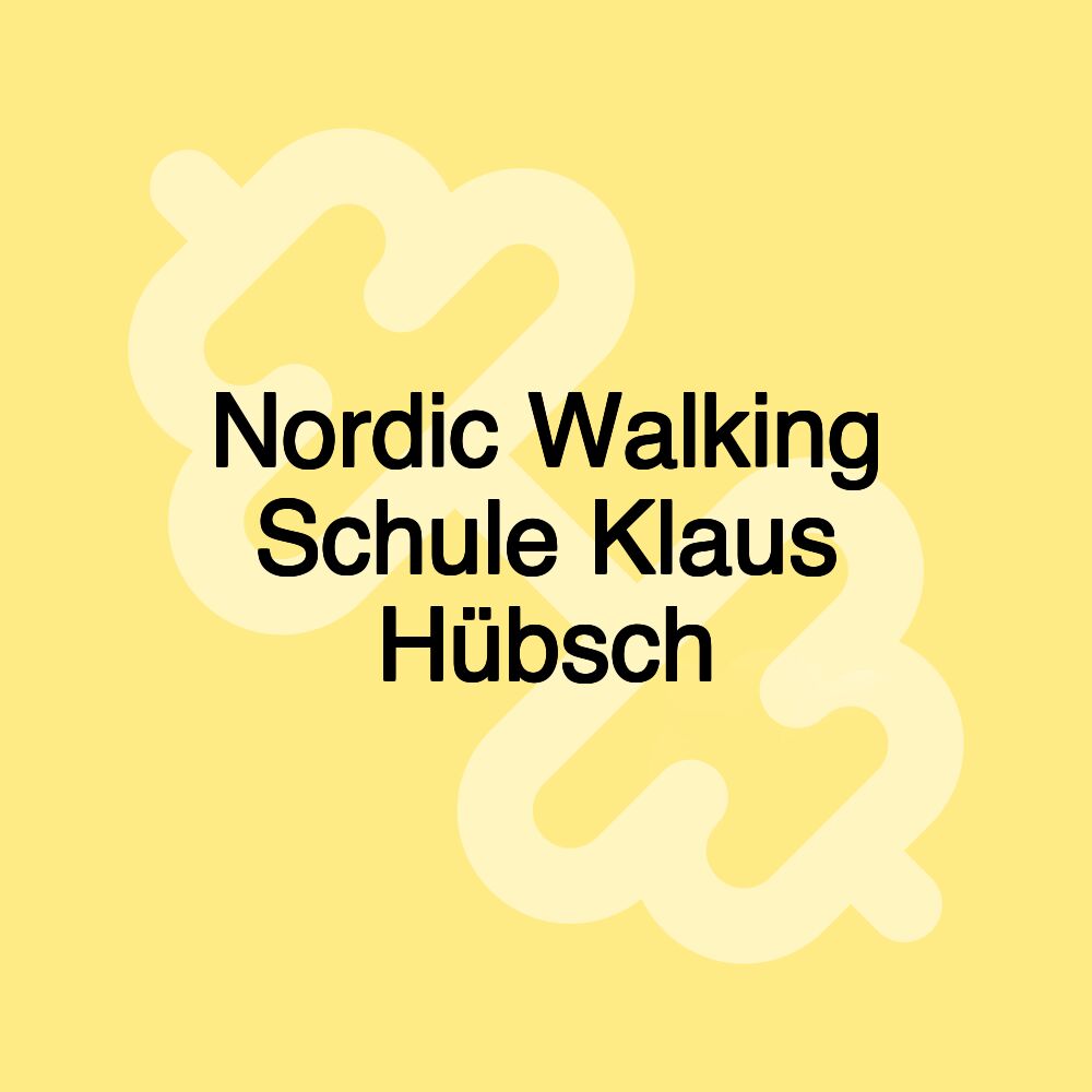 Nordic Walking Schule Klaus Hübsch