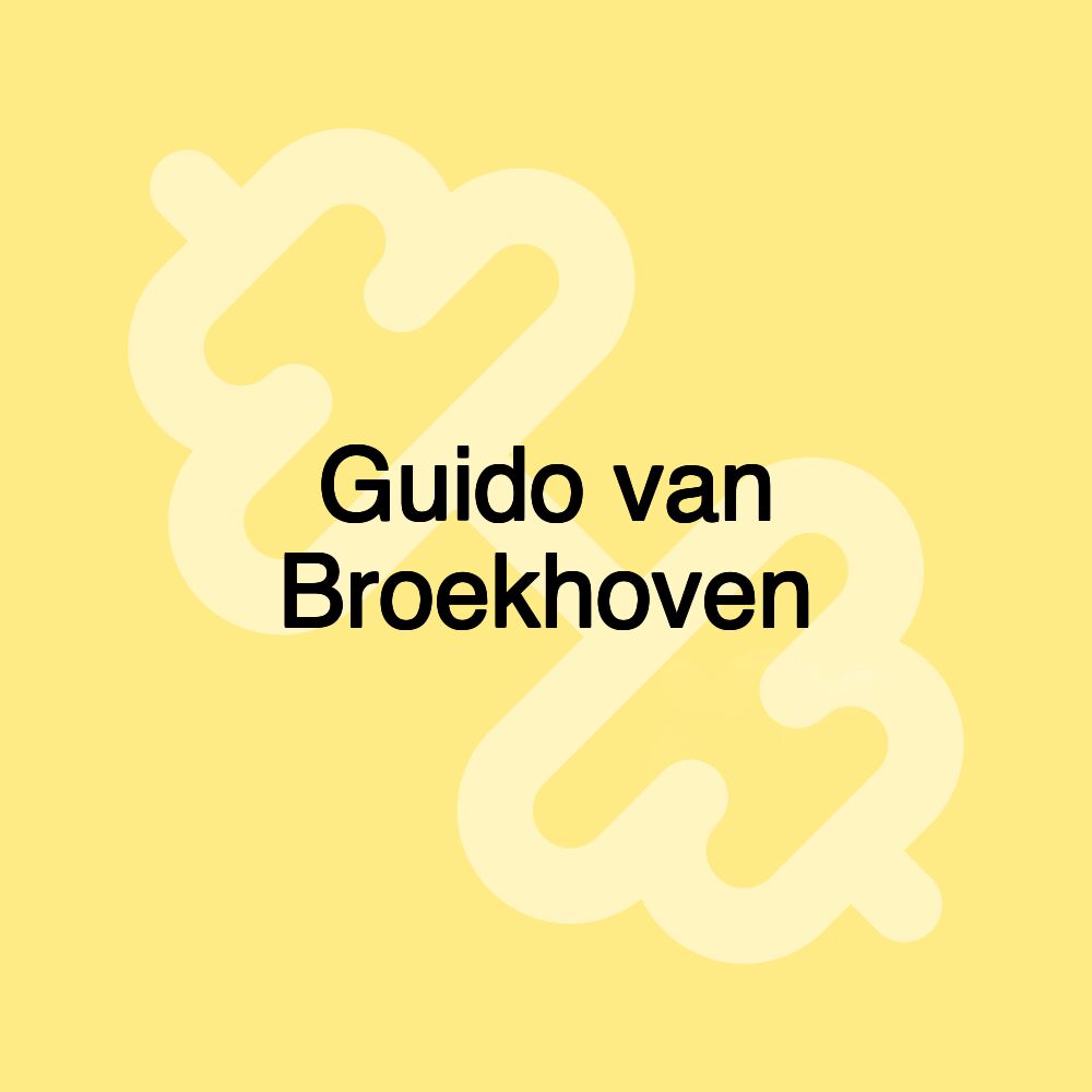 Guido van Broekhoven