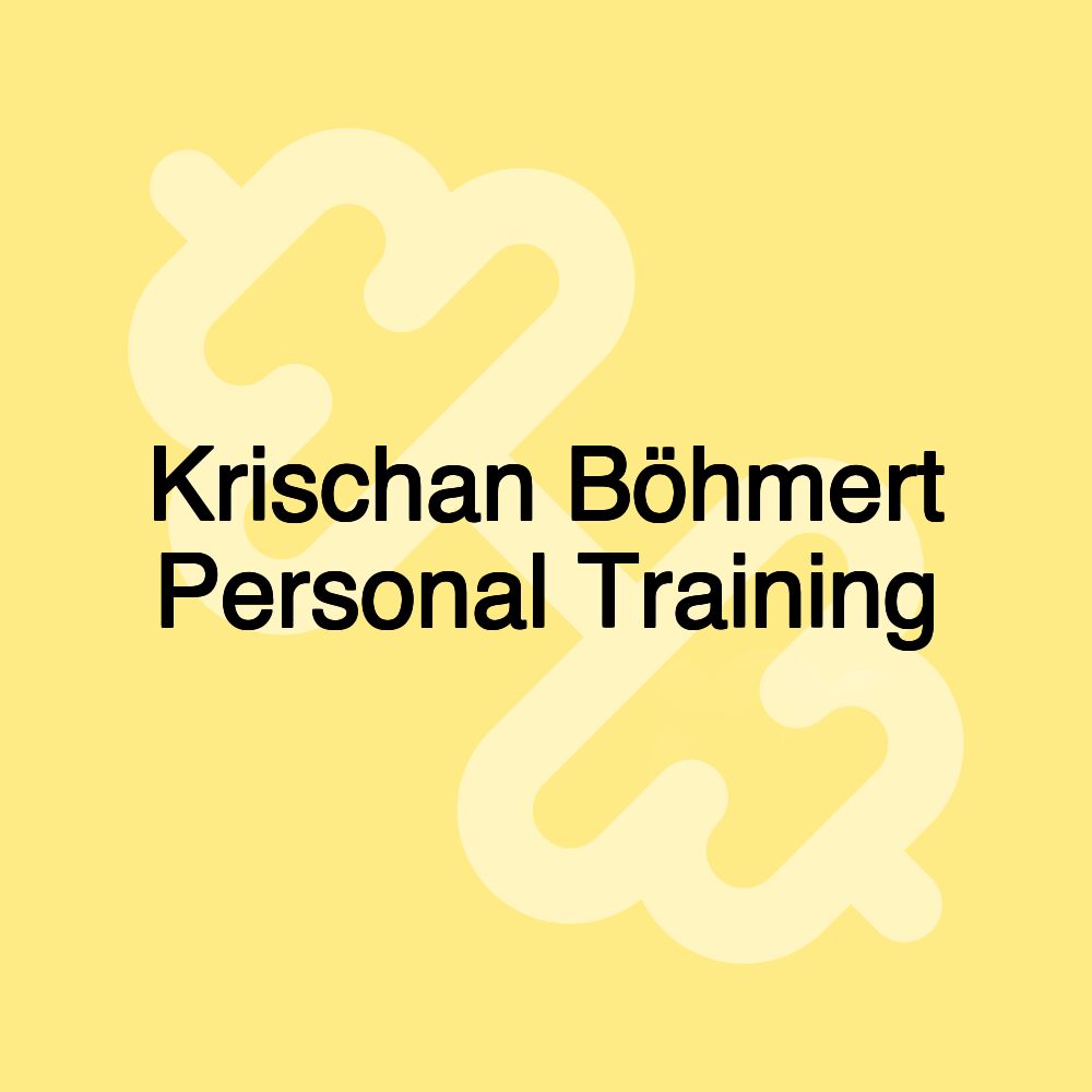 Krischan Böhmert Personal Training