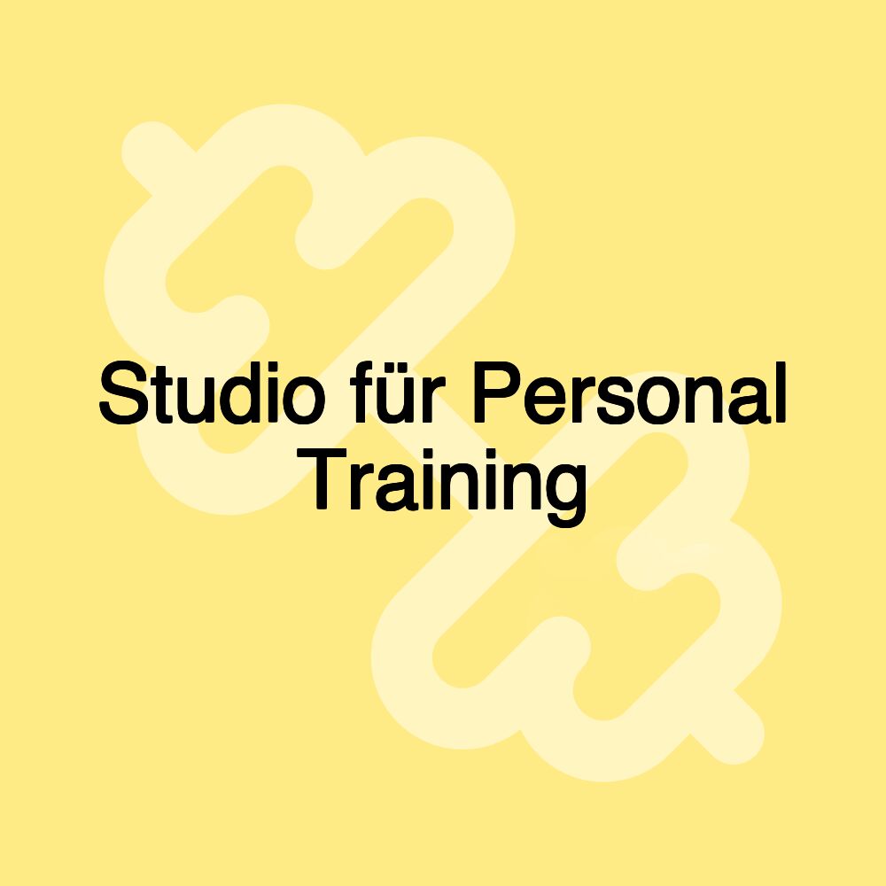 Studio für Personal Training