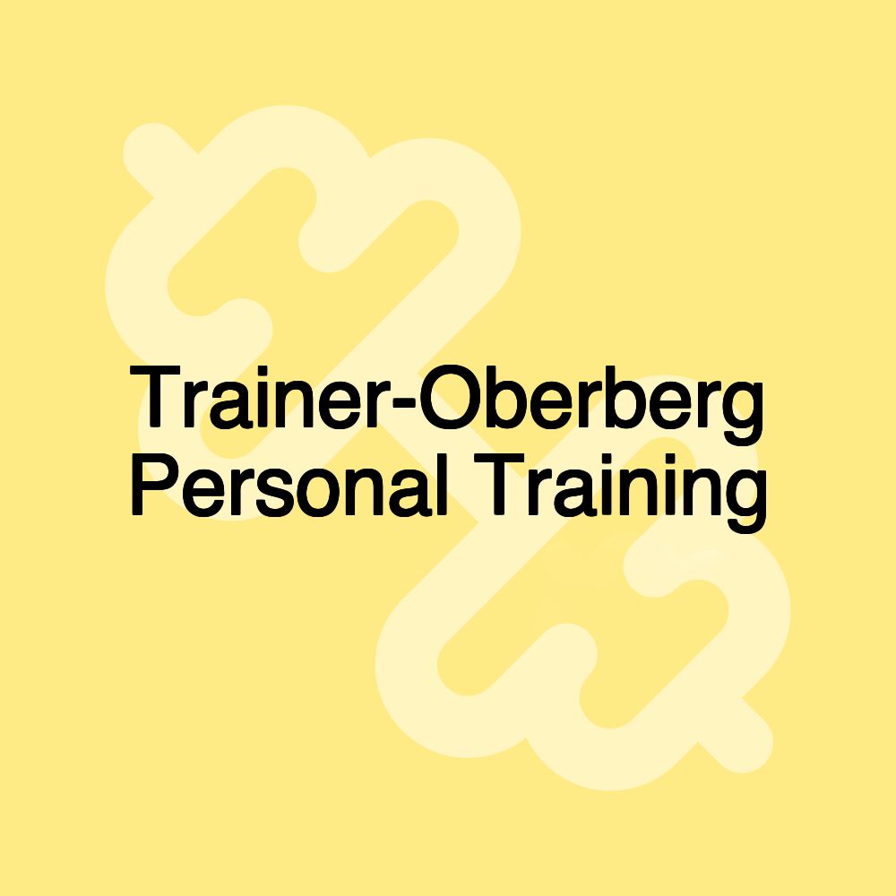 Trainer-Oberberg Personal Training