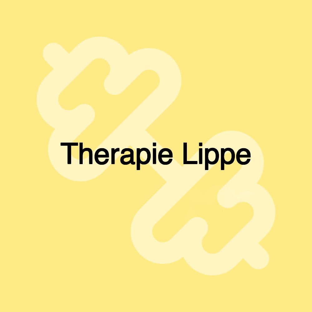 Therapie Lippe