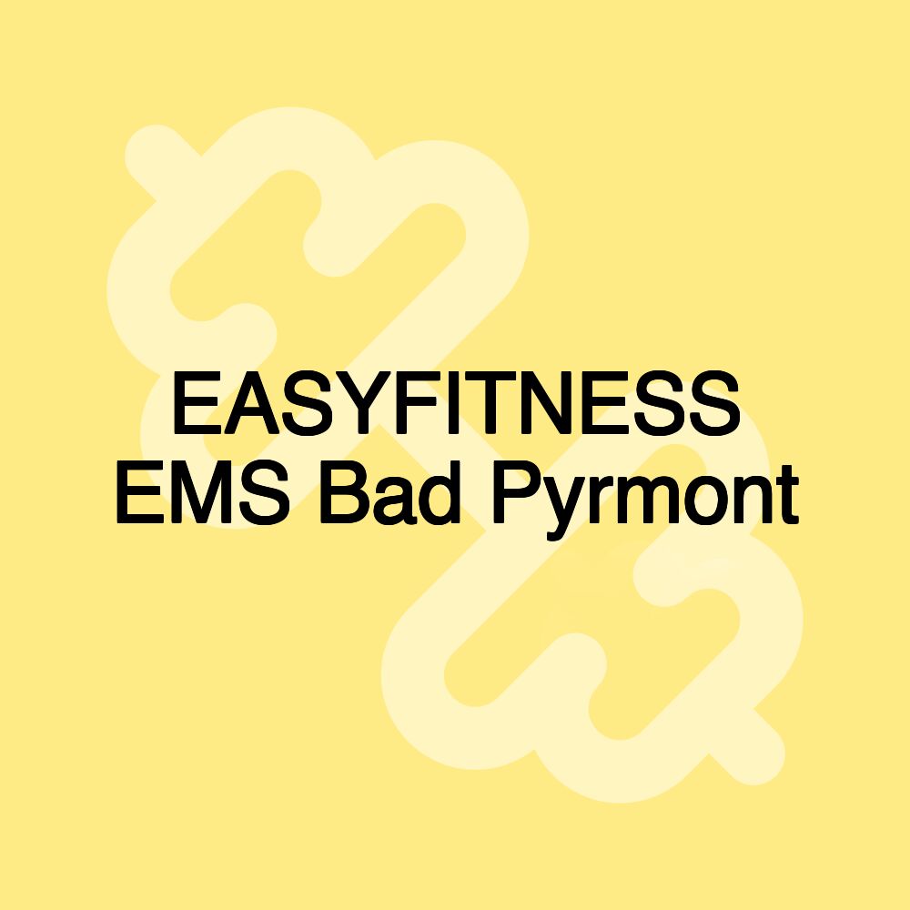 EASYFITNESS EMS Bad Pyrmont