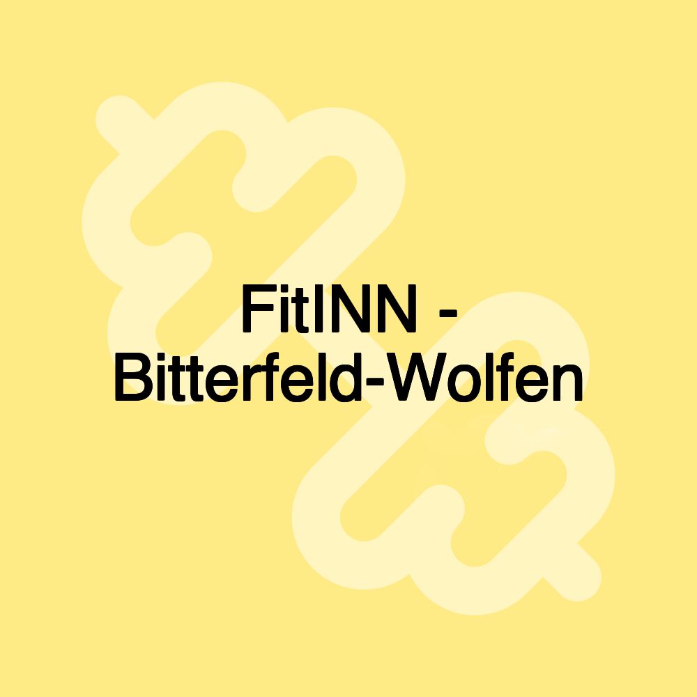 FitINN - Bitterfeld-Wolfen