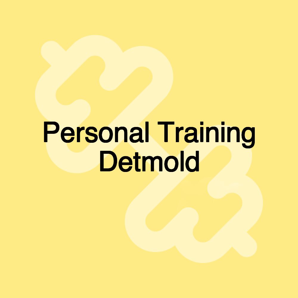 Personal Training Detmold