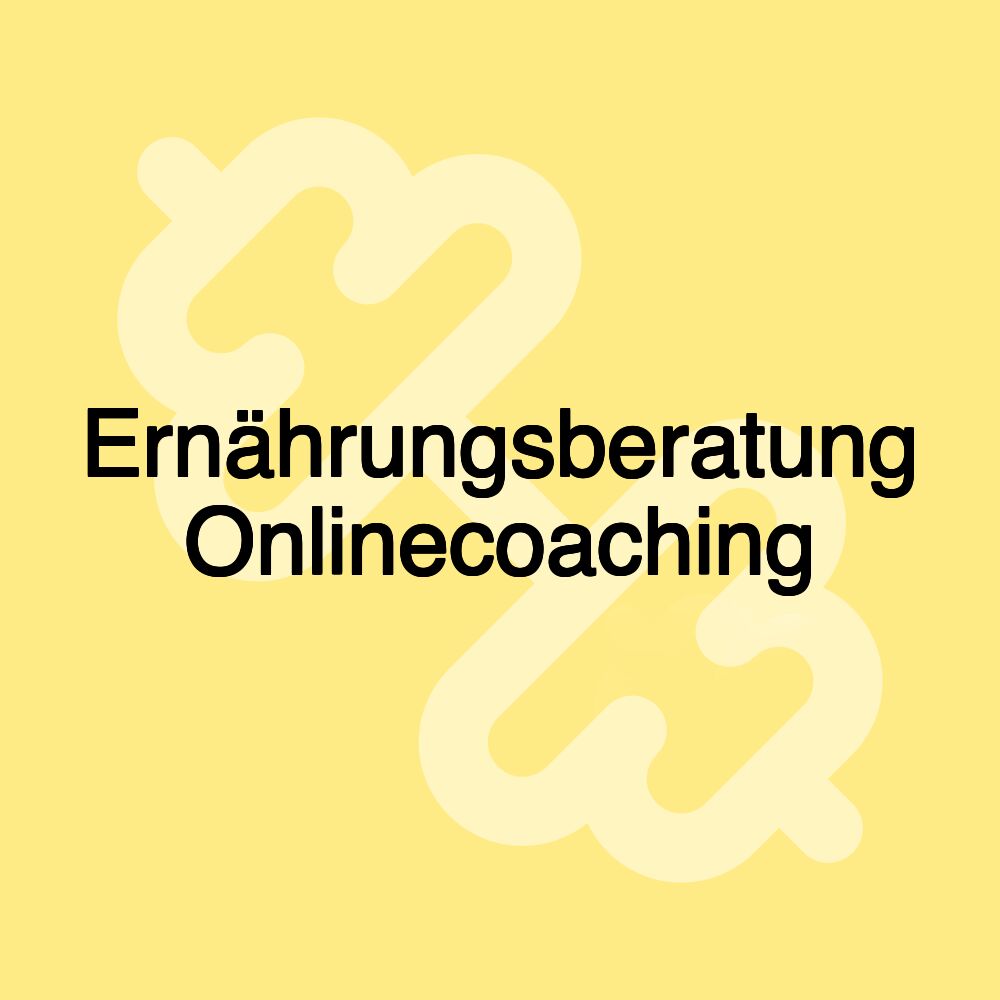 Ernährungsberatung Onlinecoaching