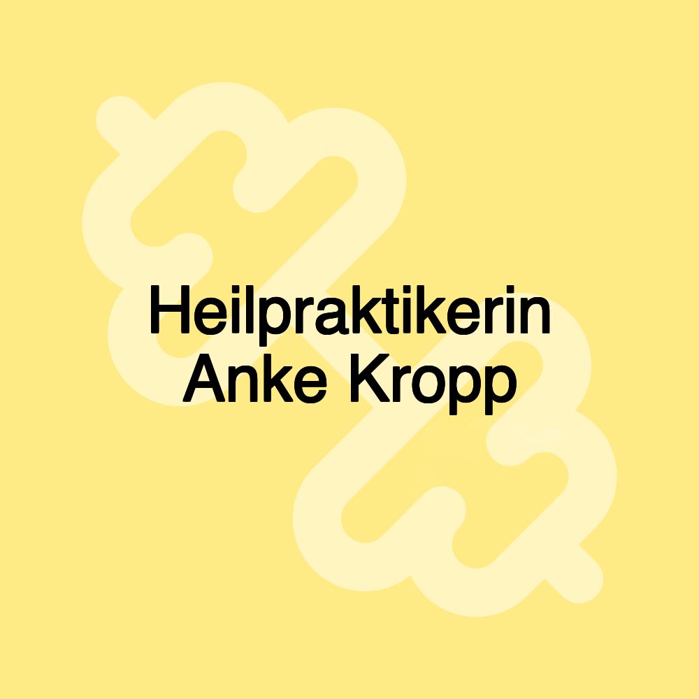 Heilpraktikerin Anke Kropp