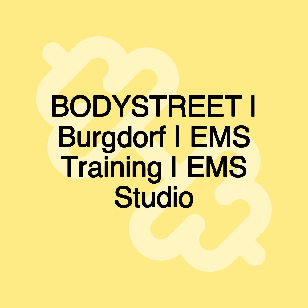 BODYSTREET | Burgdorf | EMS Training | EMS Studio