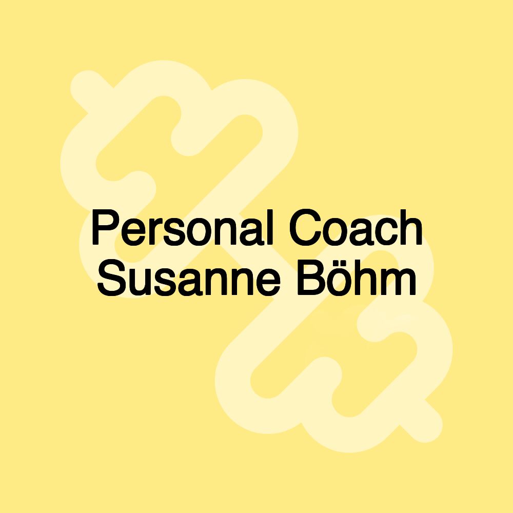 Personal Coach Susanne Böhm