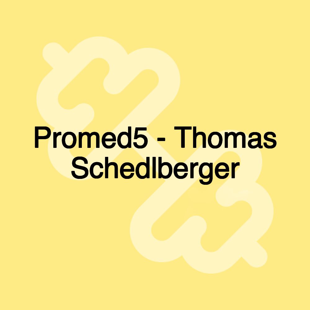 Promed5 - Thomas Schedlberger