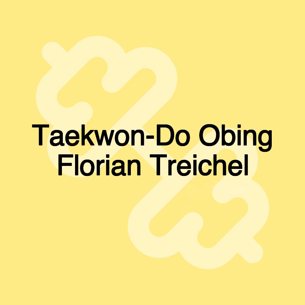 Taekwon-Do Obing Florian Treichel