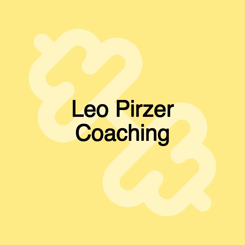 Leo Pirzer Coaching