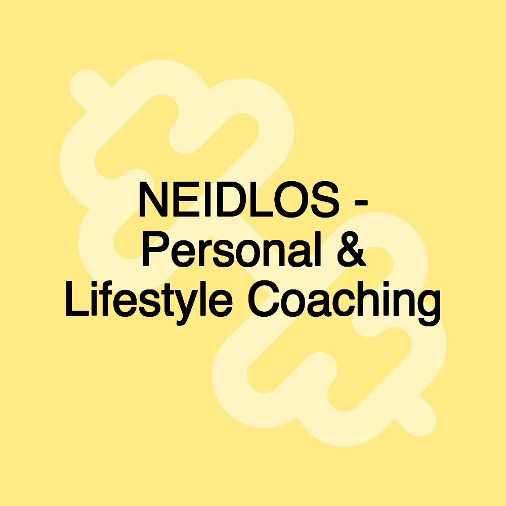 NEIDLOS - Personal & Lifestyle Coaching