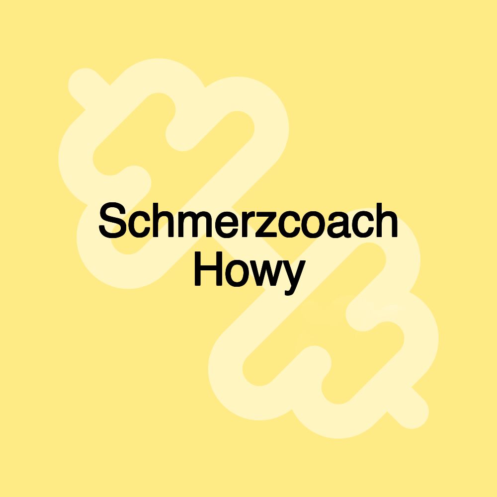 Schmerzcoach Howy