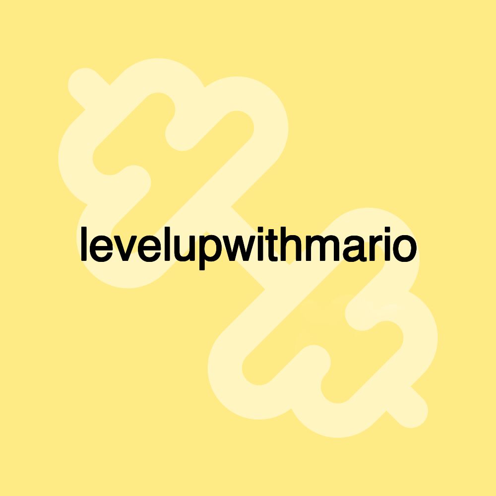 levelupwithmario