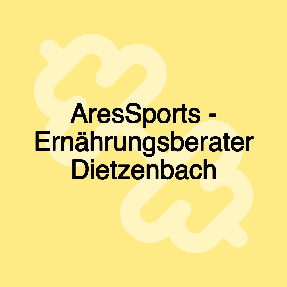 AresSports - Ernährungsberater Dietzenbach