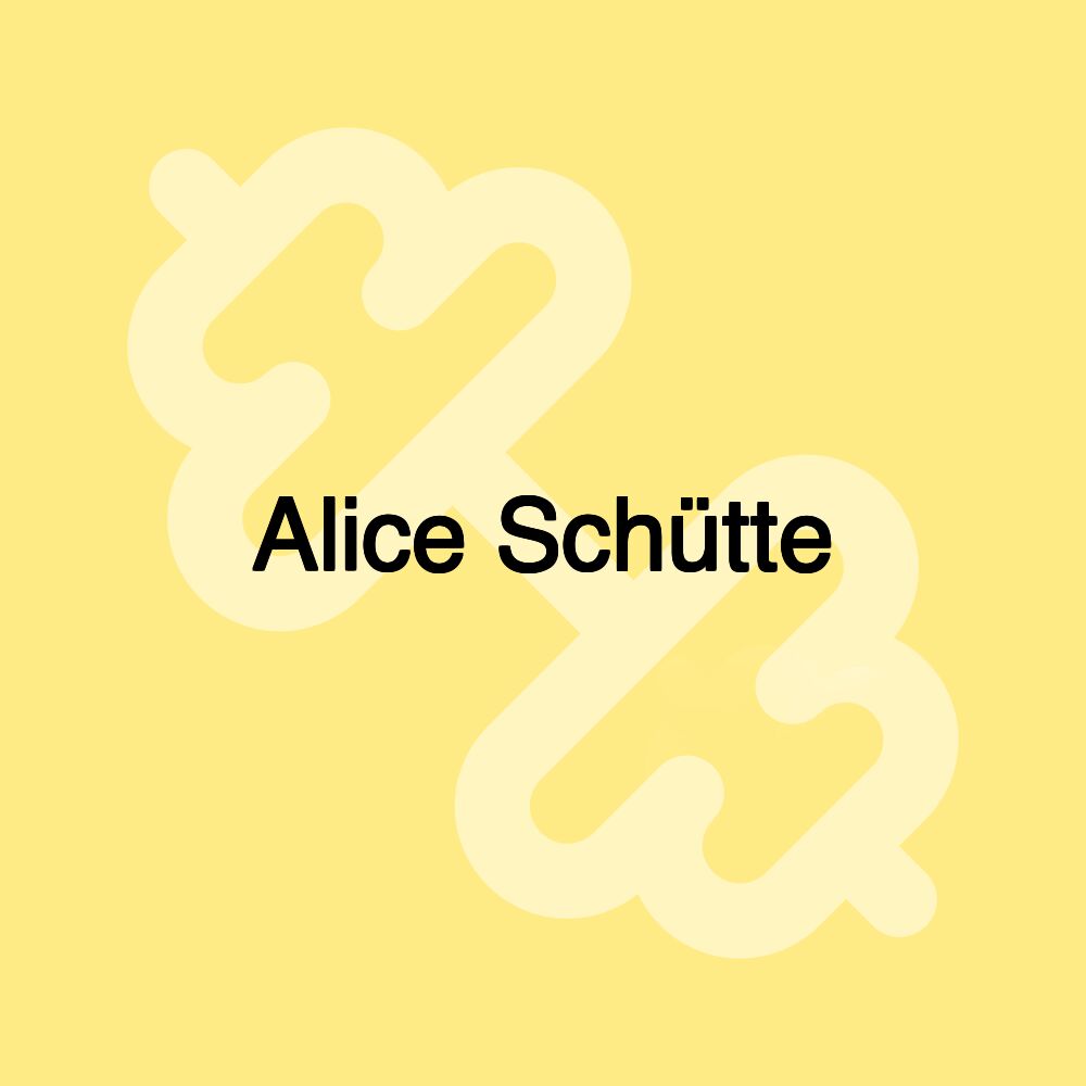 Alice Schütte