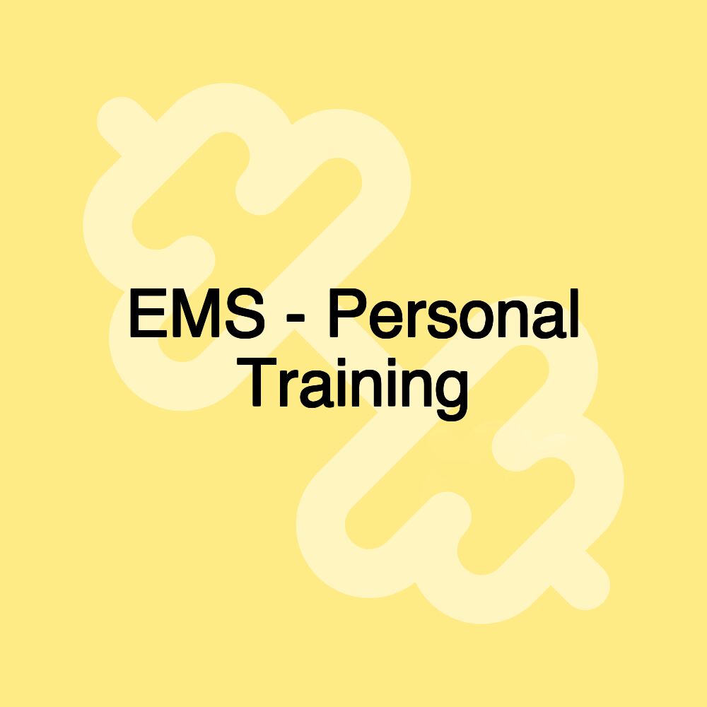 EMS - Personal Training