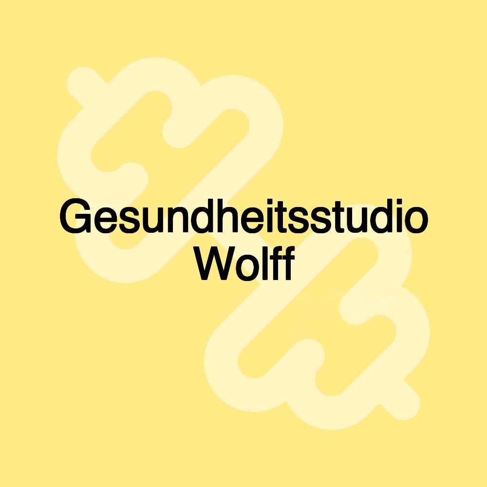 Gesundheitsstudio Wolff