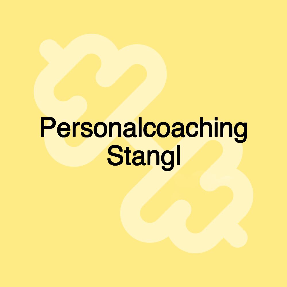 Personalcoaching Stangl