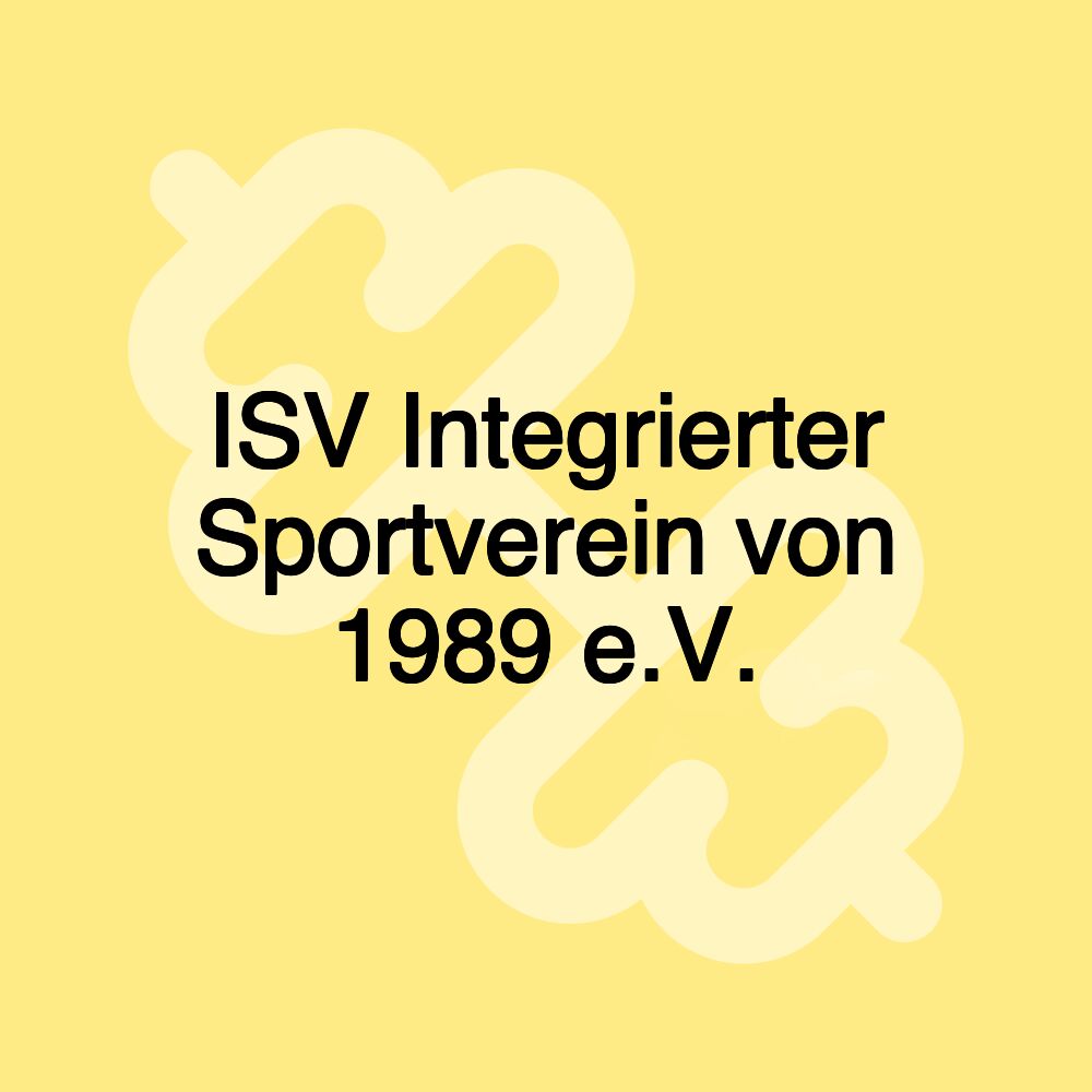 ISV Integrierter Sportverein von 1989 e.V.