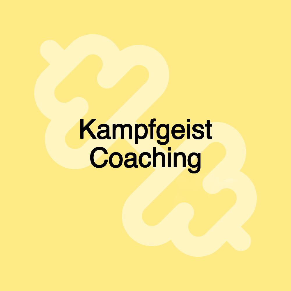 Kampfgeist Coaching