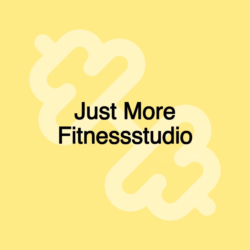 Just More Fitnessstudio