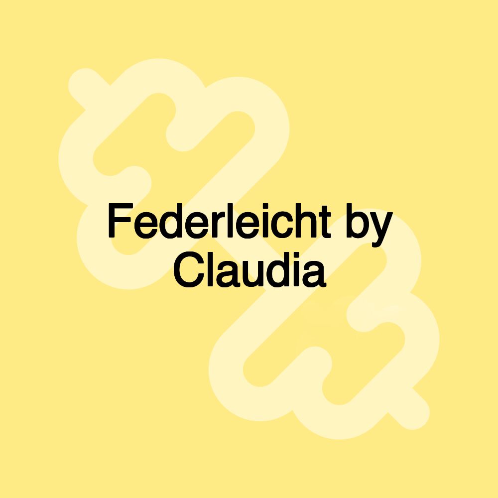 Federleicht by Claudia