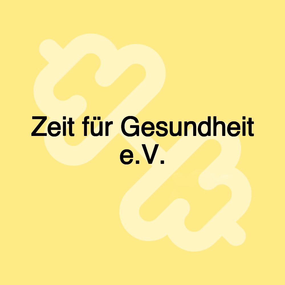 Zeit für Gesundheit e.V.