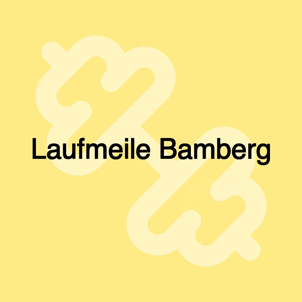 Laufmeile Bamberg