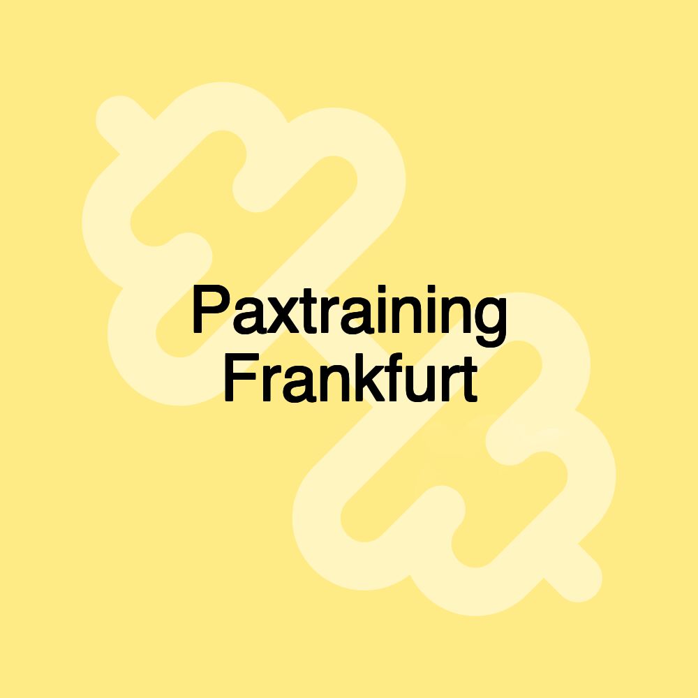 Paxtraining Frankfurt