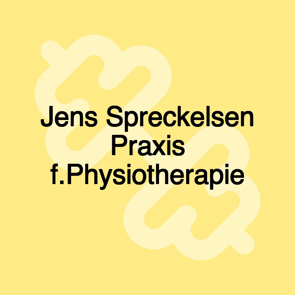 Jens Spreckelsen Praxis f.Physiotherapie