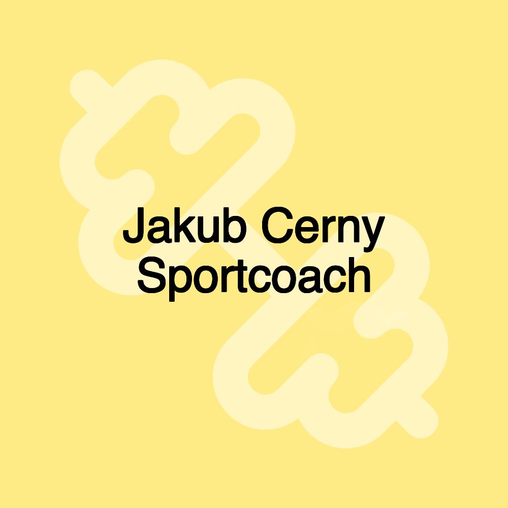 Jakub Cerny Sportcoach