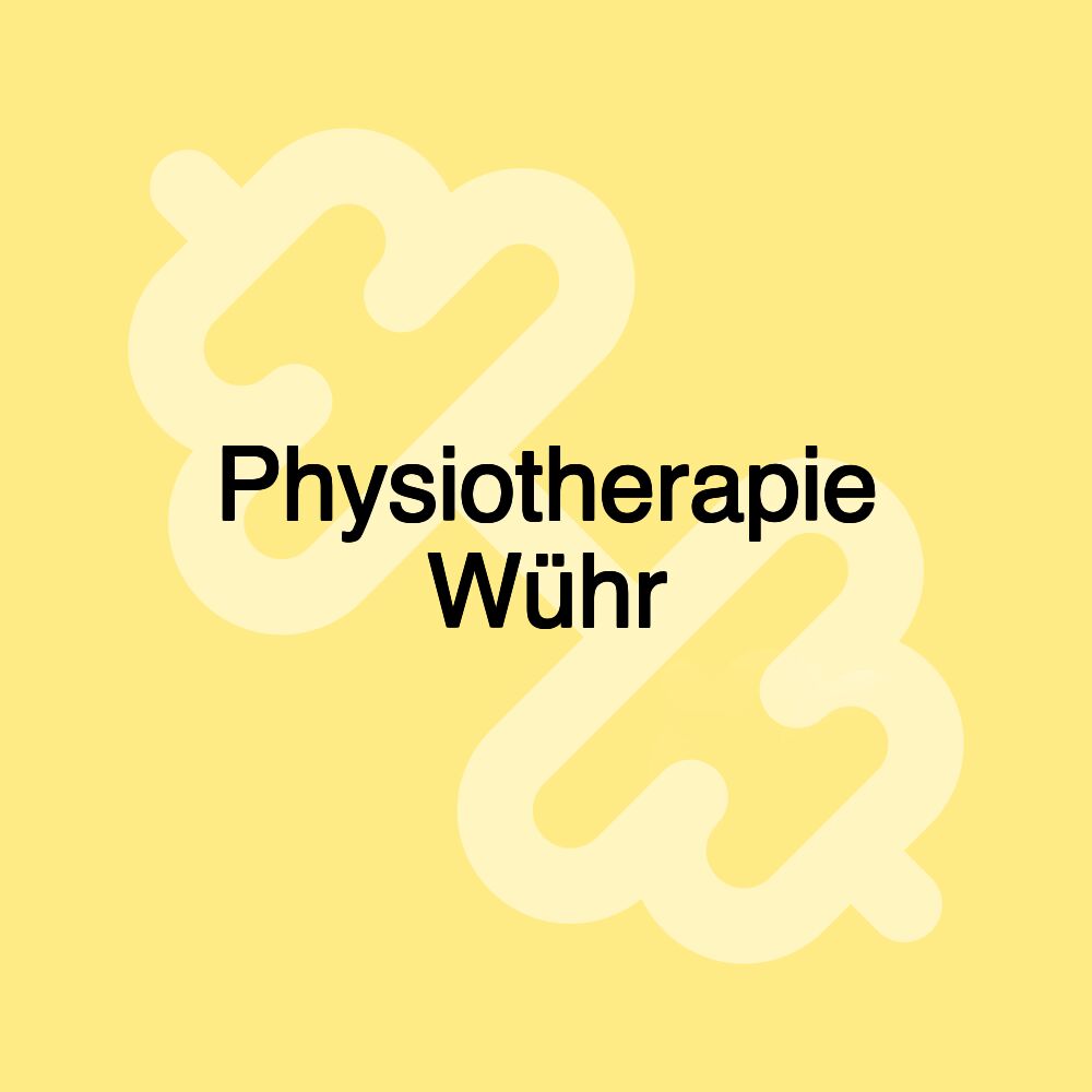 Physiotherapie Wühr