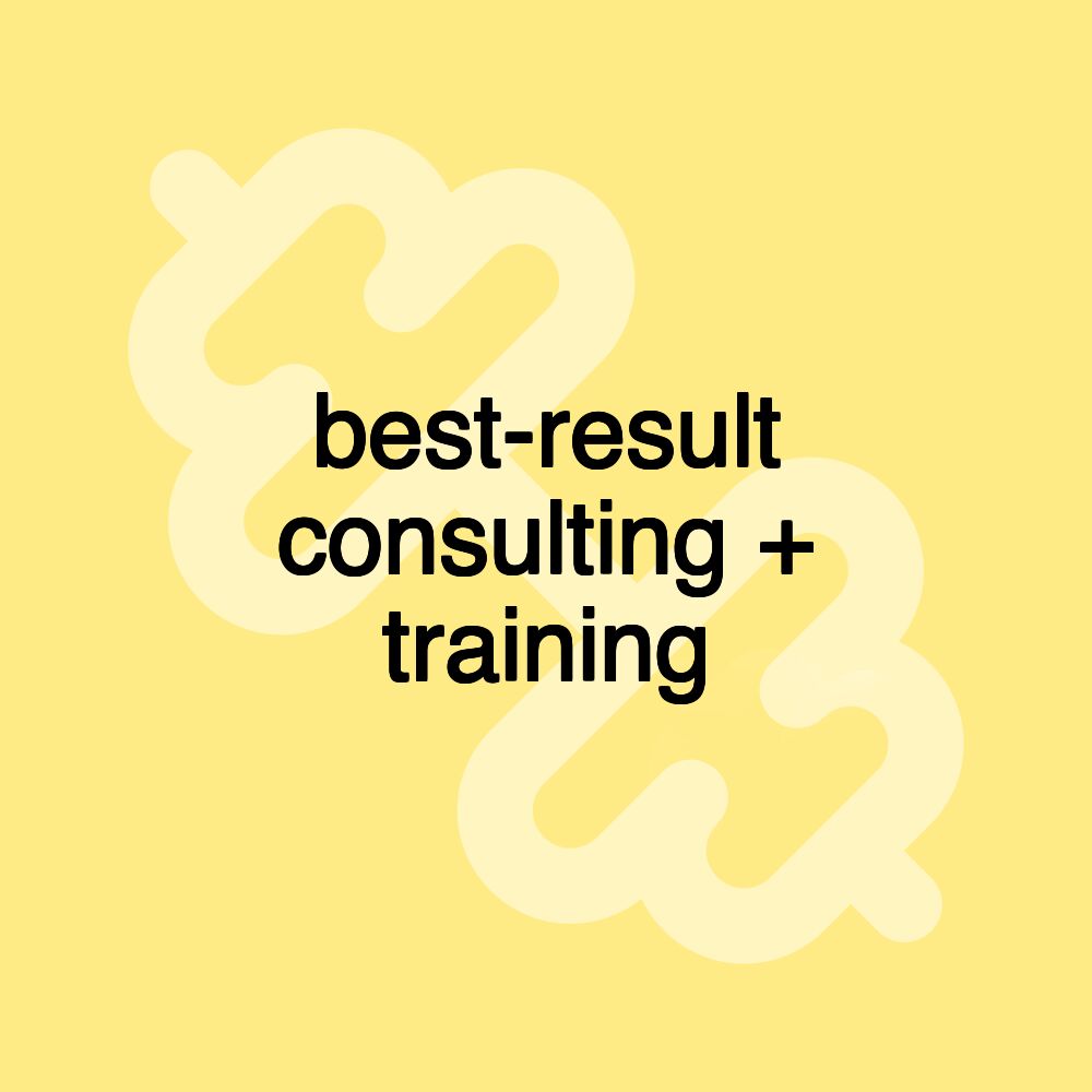 best-result consulting + training