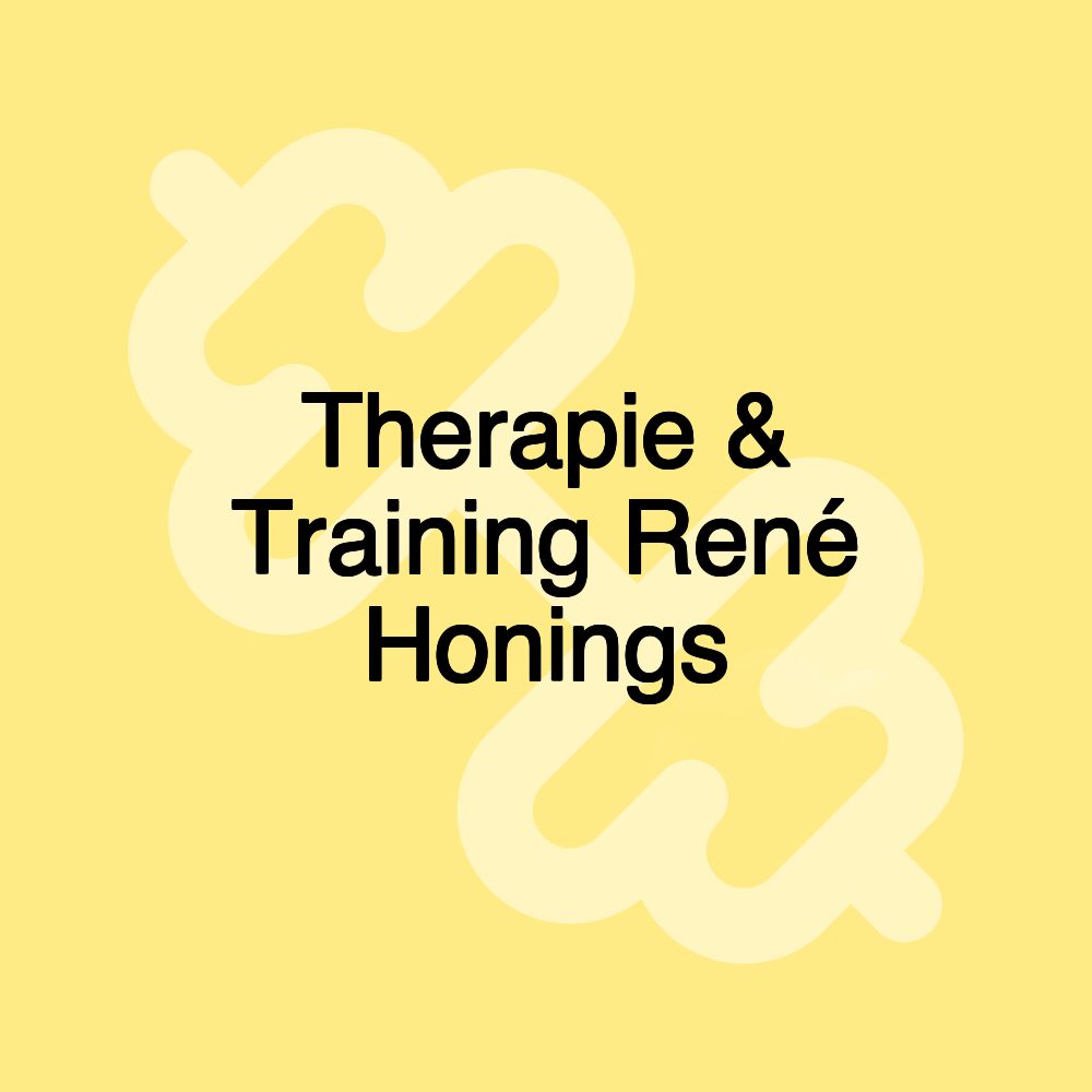 Therapie & Training René Honings