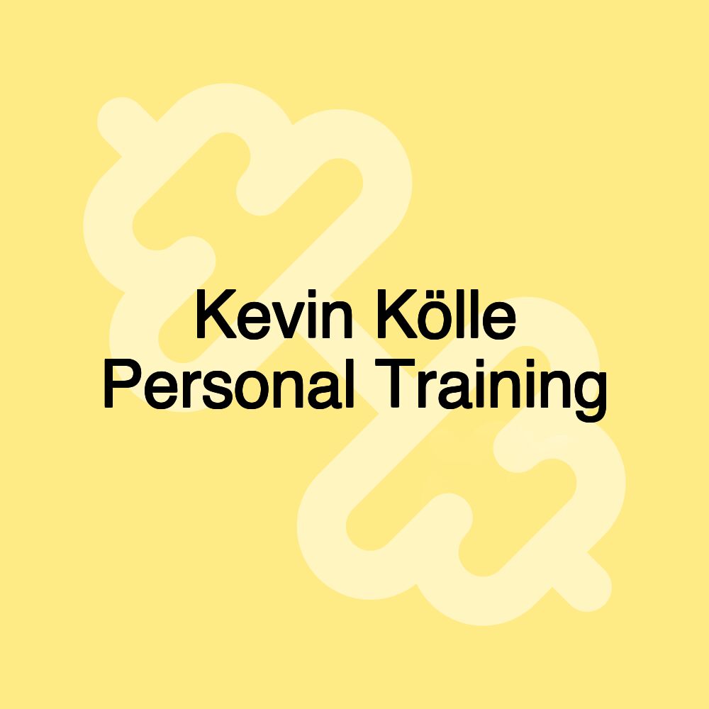 Kevin Kölle Personal Training