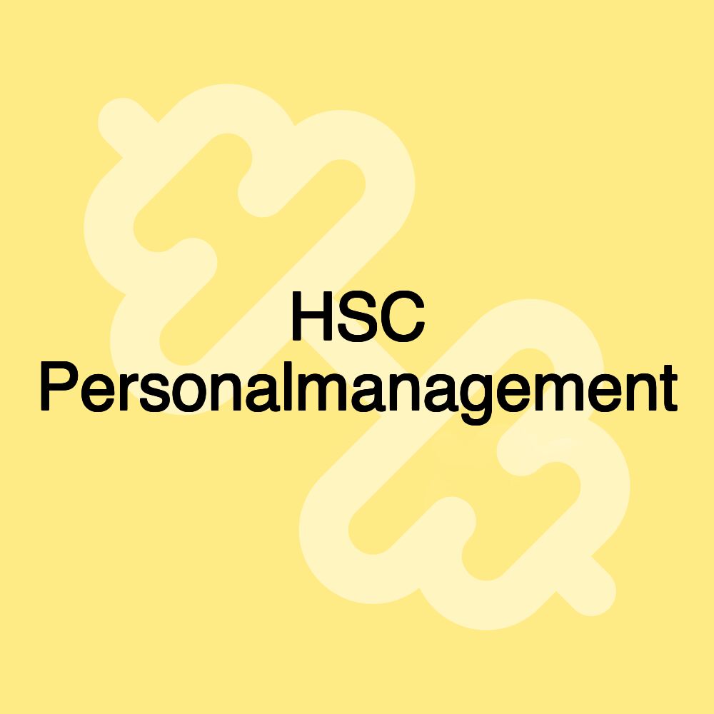 HSC Personalmanagement