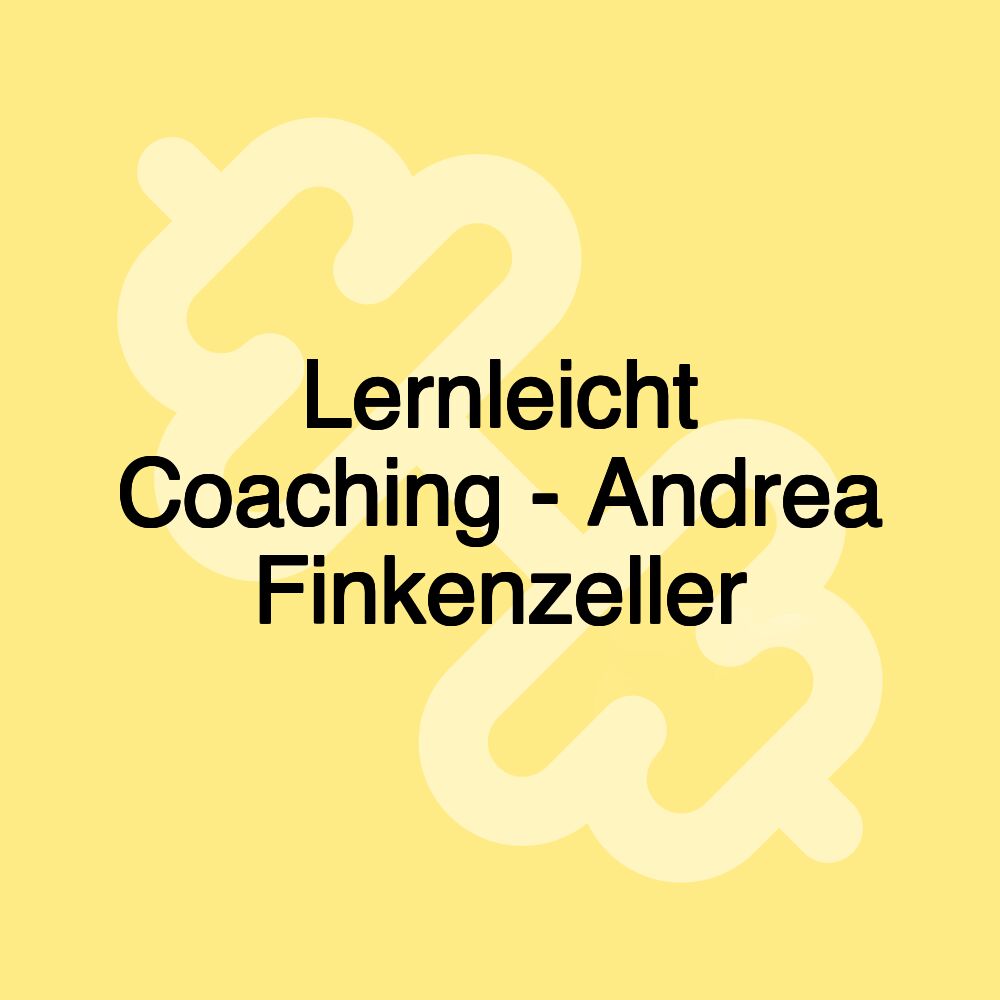 Lernleicht Coaching - Andrea Finkenzeller